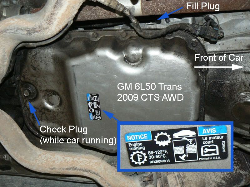Check Transmission Fluid Cadillac Cts at Andrew Jamison blog